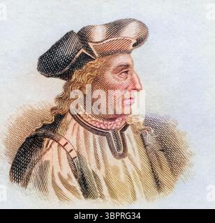 Niccolò di Bernardo dei Machiavelli, (geb. 3. Mai 1469 à Florenz, Republik Florenz, Gest. 21. Juni 1527 ebenda) War ein italienischer Philosoph, Diplomat, Chronist, Schriftsteller und Dichter Banque D'Images