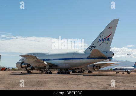 Boeing 747SP SOFIA un 747 modifié abritant un grand télescope réfléchissant Banque D'Images