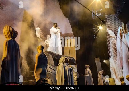 Turin, Italie. 10 juillet 2025. Le chanteur italien Mengoni lors du concert à Turin pendant MENGONI DEGAGI STADI, concert de musique à TURIN, Italie, 09 juillet 2025 crédit : Agence photo indépendante/Alamy Live News Banque D'Images