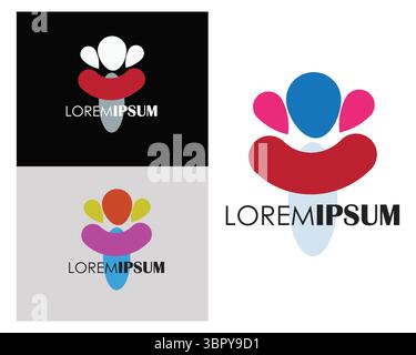 Logo de la famille Illustration de Vecteur