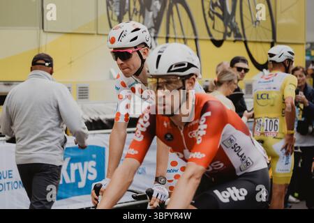 2025 Tour de France crédit image : PelotonPix / Dave Dodge Photography Banque D'Images