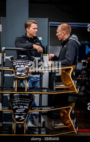 Berlin, Allemagne. 10 juillet 2025. Lors de l'ePrix de Berlin, 13e et 15e manche du Championnat du monde ABB FIA de formule E 2024-25, sur le Tempelhof Airport Street circuit du 11 au 13 juillet 2025 à Berlin, Allemagne - photo Paulo Maria/DPPI crédit : DPPI Media/Alamy Live News Banque D'Images