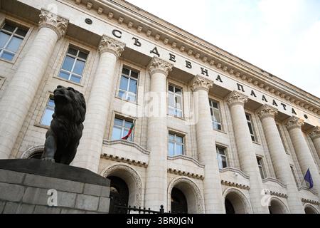 Sofia, Bulgarie - 14 juin 2025 : Palais de justice de Sofia. Banque D'Images