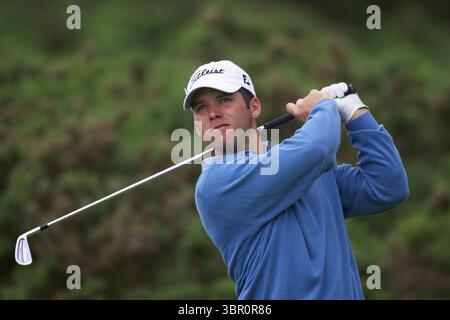 040714 Royal Troon GC, Écosse . Picture Mark Newcombe, l'Open Championship 2004 Paul Casey L'Open Championship 2004 s'est déroulé du 15 au 18 juillet 2004 au Royal Troon Golf Club en Écosse. Banque D'Images