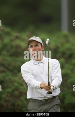 040714 Royal Troon GC, Écosse . Picture Mark Newcombe, l'Open Championship 2004 Ignacio Garrido L'Open Championship 2004 s'est déroulé du 15 au 18 juillet 2004 au Royal Troon Golf Club en Écosse. Banque D'Images