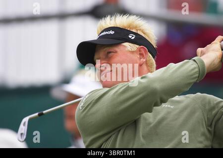 Peter Hedblom 040714 / Royal Troon GC, Écosse / photo Mark Newcombe / The Open Championship 2004 L'Open Championship 2004 s'est déroulé du 15 au 18 juillet 2004 au Royal Troon Golf Club en Écosse. Banque D'Images