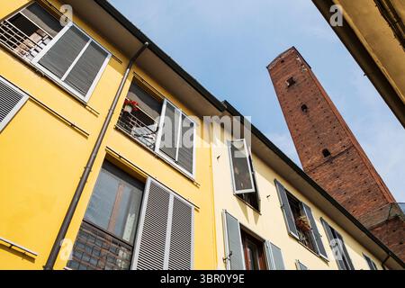 Torre Belcredi, Pavie, Italie Banque D'Images