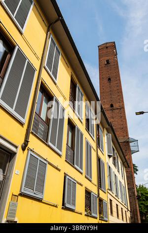 Torre Belcredi, Pavie, Italie Banque D'Images
