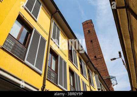 Torre Belcredi, Pavie, Italie Banque D'Images