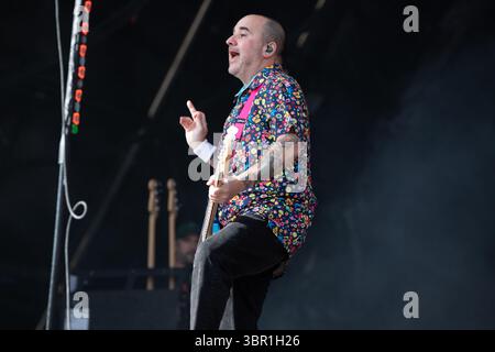 New Found Glory se produit en direct au festival Slam dunk uk, le 25 mai 2025 Banque D'Images