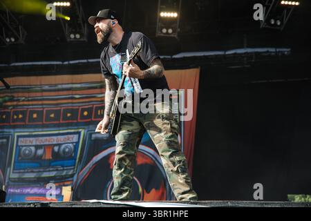 New Found Glory se produit en direct au festival Slam dunk uk, le 25 mai 2025 Banque D'Images