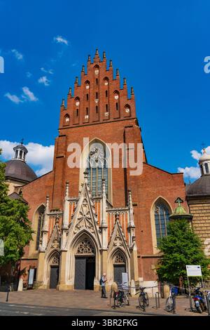 Basilique de la Sainte Trinité à Cracovie, Pologne Banque D'Images