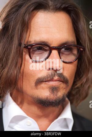 9 juillet 2020, Beverly Hills, Californie, États-Unis : Johnny Depp en Cour avec Amber entendu. PHOTO DU DOSSIER : Johnny Depp arrive à la 68e cérémonie des Golden Globe Awards qui se tient au Beverly Hilton Hotel à Los Angeles, Californie, États-Unis, le 16 janvier 2011. ANTONIO NAVA/PI (crédit image : © Prensa Internacional via ZUMA Wire) Banque D'Images