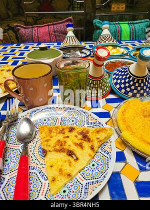 Breaksfast marocain Banque D'Images