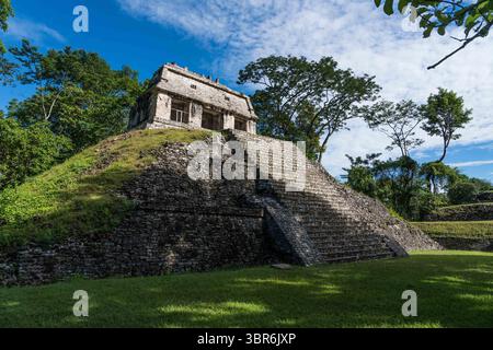 30 juillet 2018, Palenque, Chiapas, Mexique : le temple du comte dans les ruines de la ville maya de Palenque, parc national de Palenque, Chiapas, Mexique. Un site classé au patrimoine mondial de l'UNESCO. (Crédit image : © Jon G. Fuller Jr/VW pics via ZUMA Wire) Banque D'Images