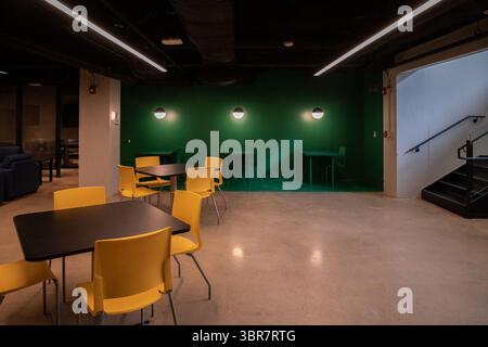 10 août 2020, Chicago, il, États-Unis : un salon de niveau inférieur le 10 août 2020, dans le Kacek Hall rénové sur le campus de l'Illinois Institute of Technology à Chicago. (Crédit image : © TNS via ZUMA Wire) Banque D'Images