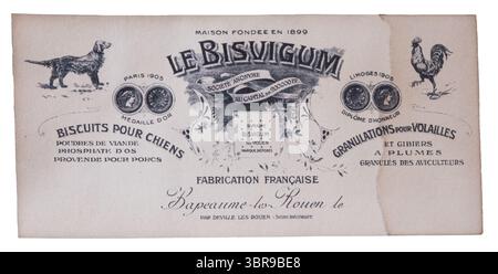 vintage éphémère, articles à base de papier initialement destinés à être utilisés brièvement — cartes, billets, publicités — qui au fil du temps gagnent en valeur collectable ou historique, authe Banque D'Images