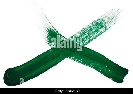 Des traits verts éclatants s'entrelacent sur une toile, mettant en valeur le flair artistique créatif. Banque D'Images