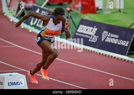 Monaco, Principauté de Monaco. 11 juillet 2025. 400m haies femmes Ayomide FOLORUNSO (ITA) lors de la Wanda Diamond League 2025, match international d'athlétisme à Monaco, Principauté de Monaco, 11 juillet 2025 crédit : Agence photo indépendante/Alamy Live News Banque D'Images