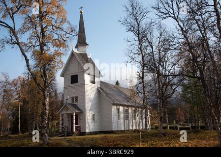 Ankarede était un point de rencontre médiéval d'abord pour les Samis seulement et plus tard aussi pour les colons suédois dans le nord peu peuplé de la Suède Banque D'Images