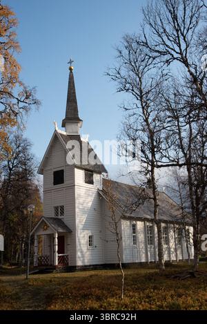 Ankarede était un point de rencontre médiéval d'abord pour les Samis seulement et plus tard aussi pour les colons suédois dans le nord peu peuplé de la Suède Banque D'Images
