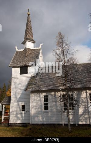 Ankarede était un point de rencontre médiéval d'abord pour les Samis seulement et plus tard aussi pour les colons suédois dans le nord peu peuplé de la Suède Banque D'Images