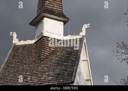 Ankarede était un point de rencontre médiéval d'abord pour les Samis seulement et plus tard aussi pour les colons suédois dans le nord peu peuplé de la Suède Banque D'Images