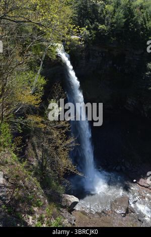 Kaaterskill Falls Catskill Mountains Hunter New York Banque D'Images