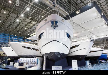 Princess yachts exposés au BOOT Dusseldorf International BOOT Show. Allemagne - 21 janvier 2019 Banque D'Images