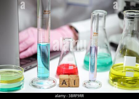 Exploration approfondie des SIA impact considérable sur la recherche scientifique et les innovations en laboratoire Banque D'Images