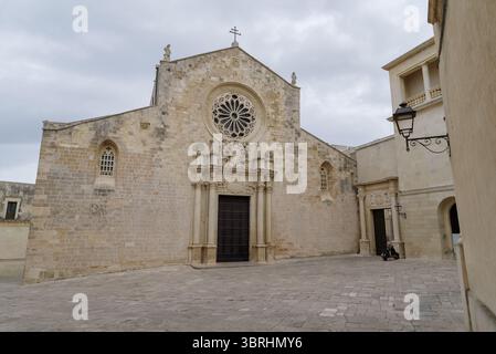 Cathédrale de Santa Maria Annunziata, Otrante, Province de Lecce, péninsule du Salento, Pouilles, Italie Banque D'Images