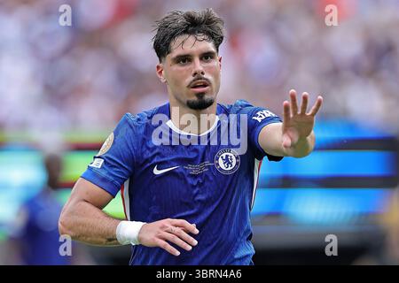 East Rutherford, États-Unis. 12 juillet 2025. Pedro Neto du Chelsea FC, lors du match entre le Chelsea FC et le PSG pour la finale de la Coupe du monde des clubs FIFA 2025, au MetLife Stadium à East Rutherford, États-Unis, le 12 juillet 2025. Photo : Heuler Andrey/DiaEsportivo/Alamy Live News crédit : DiaEsportivo/Alamy Live News Banque D'Images