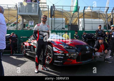 Interlagos, Brésil. 13 juillet 2025. Jose Maria LOPEZ (ARG) | Akkodis ASP Team Lexus RC F (LMGT3) FIA World Endurance Championship (WEC) - Rolex 6 heures de São Paulo. Course 5 sur 8 à Autodromo Jose Carlos Pace à Interlagos, São Paulo, Brésil. 13 juillet 2025 crédit : Fabian Lujan/Alamy Live News Banque D'Images