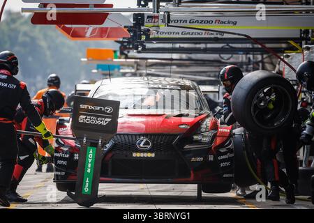 Lors des Rolex 6 heures de Sao Paulo 2025, 5ème manche du Championnat du monde d'Endurance FIA 2025, du 11 au 13 juillet 2025 sur le circuit Interlagos à Sao Paulo, Brésil Banque D'Images