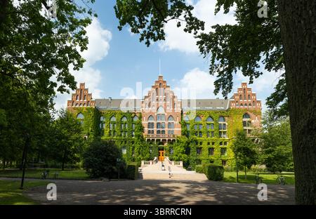 Bibliothèque universitaire de Lund, Helgonabacken, Lund, Suède Banque D'Images