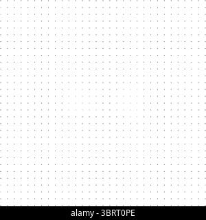 Texture de motif pour bullet journal. Papier millimétré quadrillé en pointillés. Modèle mathématique. Feuille vierge pour carnet de notes. Arrière-plan en pointillés. Imprimable Illustration de Vecteur