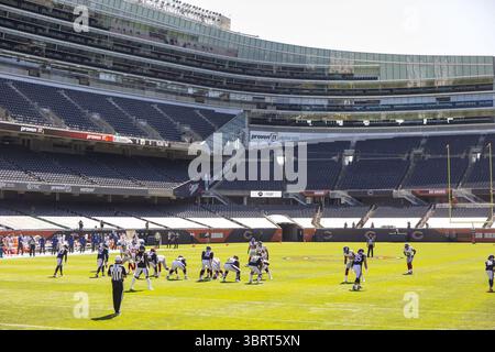 20 septembre 2020, Chicago, il, États-Unis : les Giants de New York affrontent les Bears de Chicago le dimanche 20 septembre 2020 au Soldier Field de Chicago, Illinois. (Crédit image : © TNS via ZUMA Wire) Banque D'Images