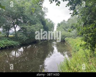 La rivière Tyne à East Lothian, en Écosse Banque D'Images