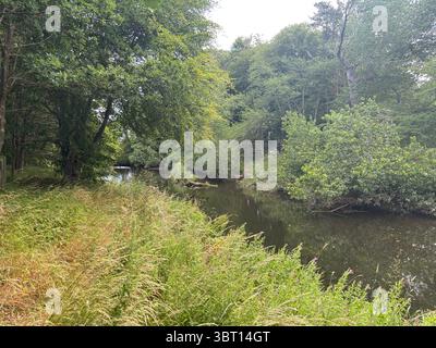 La rivière Tyne à East Lothian, en Écosse Banque D'Images