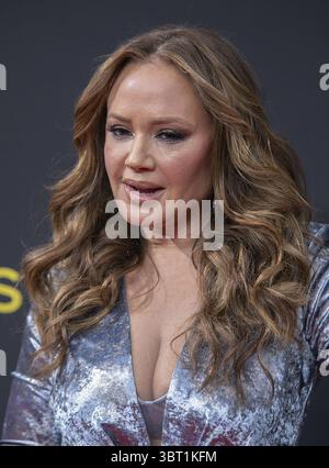 14 septembre 2019, Los Angeles, Californie, États-Unis d'Amérique : Leah Remini sur le tapis rouge des Creative Arts Emmy Awards 2019 le samedi 14 septembre 2019 au Microsoft Theater de Los Angeles, Californie. JAVIER ROJAS/PI (crédit image : © Prensa Internacional via ZUMA Wire) Banque D'Images
