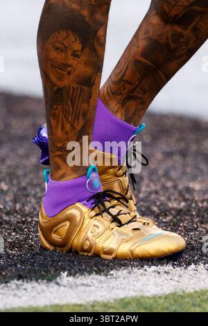 Le 16 septembre 2019, le receveur Wide des Browns de Cleveland Odell Beckham Jr. (13 ans) joue avant le match NFL entre les Browns de Cleveland et les jets de New York au MetLife Stadium à East Rutherford, New Jersey. Christopher Szagola/CSM(image de crédit : &copy ; Chris Szagola/CSM via ZUMA Wire) Banque D'Images