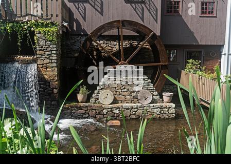 Plimoth Grist Mill , Plymouth, Massachusetts, Nouvelle-Angleterre, États-Unis Banque D'Images