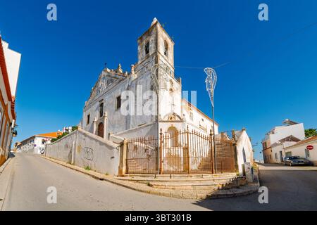 L'église du XVe siècle de Sebastian (Igreja de São Sebastião de Lagos), dans la ville balnéaire de Lagos, Portugal, sur la côte de l'Algarve. Banque D'Images