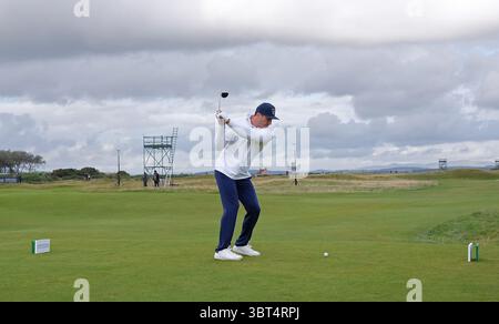 ST ANDREWS, ÉCOSSE. 26 SEPTEMBRE 2019 : Wladimir Klitschko lors de la première manche du Championnat Alfred Dunhill Links, tournoi de golf européen à St Andrews, Écosse(crédit image : &copy ; ESPA photo Agency/CSM via ZUMA Wire) Banque D'Images