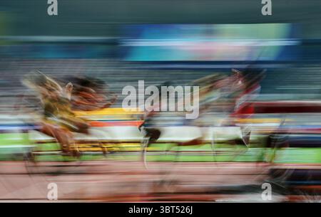 27 septembre 2019 : Winfred Mutile Yaviof Bahrain Hyvin Kiyeng du Kenya lors du 17e match des Championnats du monde d'athlétisme de l'IAAF entre et le 1er jour au stade Khalifa à Doha, Qatar. Ulrik Pedersen/CSM.(image de crédit : &copy ; Ulrik Pedersen/CSM via ZUMA Wire) Banque D'Images