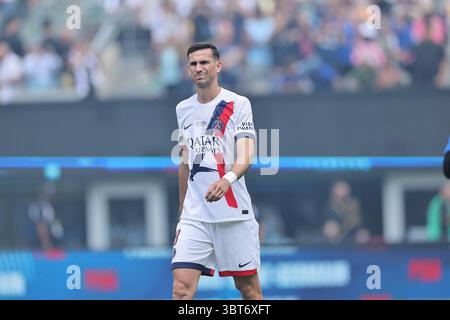 13 juillet 2025 : MetLife Stadium, Rutherford, NJ, USA ; finale de la Coupe du monde des clubs FIFA, Chelsea contre Paris Saint Germain ; Ruiz du PSG Banque D'Images