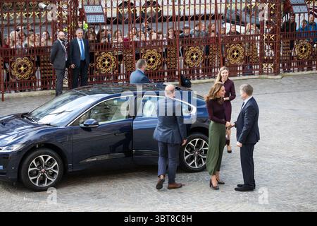 9 octobre 2019, Londres, Royaume-Uni : visite de la duchesse de Cambridgeâ€™Museumâ s à l'histoire naturelle Angela Marmont Centre for UK Biodiversity..featuring : Duchesse de Cambridge.où : Londres, Royaume-Uni.quand : 09 Oct 2019.Credit : >..**DISPONIBLE UNIQUEMENT POUR LES États-Unis* (image crédit : © Plaa/WENN via ZUMA Press) Banque D'Images