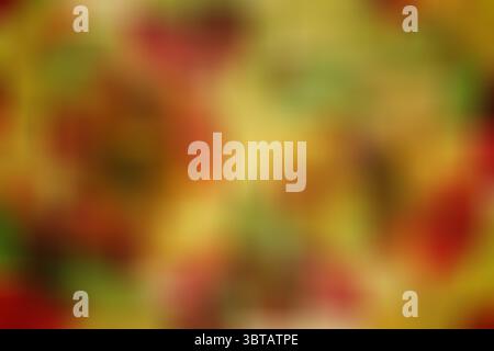 Le flou de couleur chaud est montré dans un design plat, formant un arrière-plan dégradé doux abstrait Banque D'Images