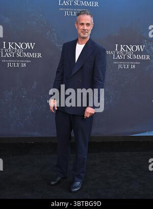 CA. 14 juillet 2025. Freddie Prinze Jr à Arrivals for I KNOW WHAT YOU DID L'ÉTÉ DERNIER 2025 première, The United Theater on Broadway, Los Angeles, CA, 14 juillet 2025. Crédit : Michael Mattes/Everett Collection/Alamy Live News Banque D'Images