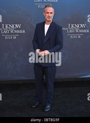 CA. 14 juillet 2025. Freddie Prinze Jr à Arrivals for I KNOW WHAT YOU DID L'ÉTÉ DERNIER 2025 première, The United Theater on Broadway, Los Angeles, CA, 14 juillet 2025. Crédit : Michael Mattes/Everett Collection/Alamy Live News Banque D'Images